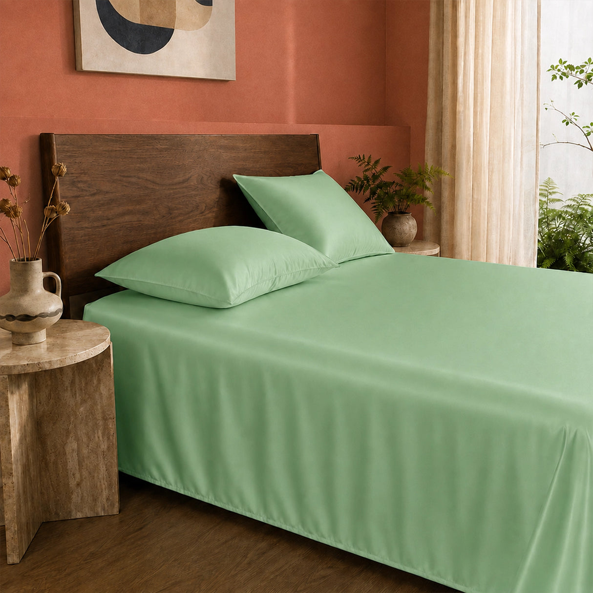 Organic Bamboo Bedsheet – Soft, Cool & Breathable