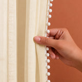 Fort Handpicked Breeze - Beige Sheer Curtain