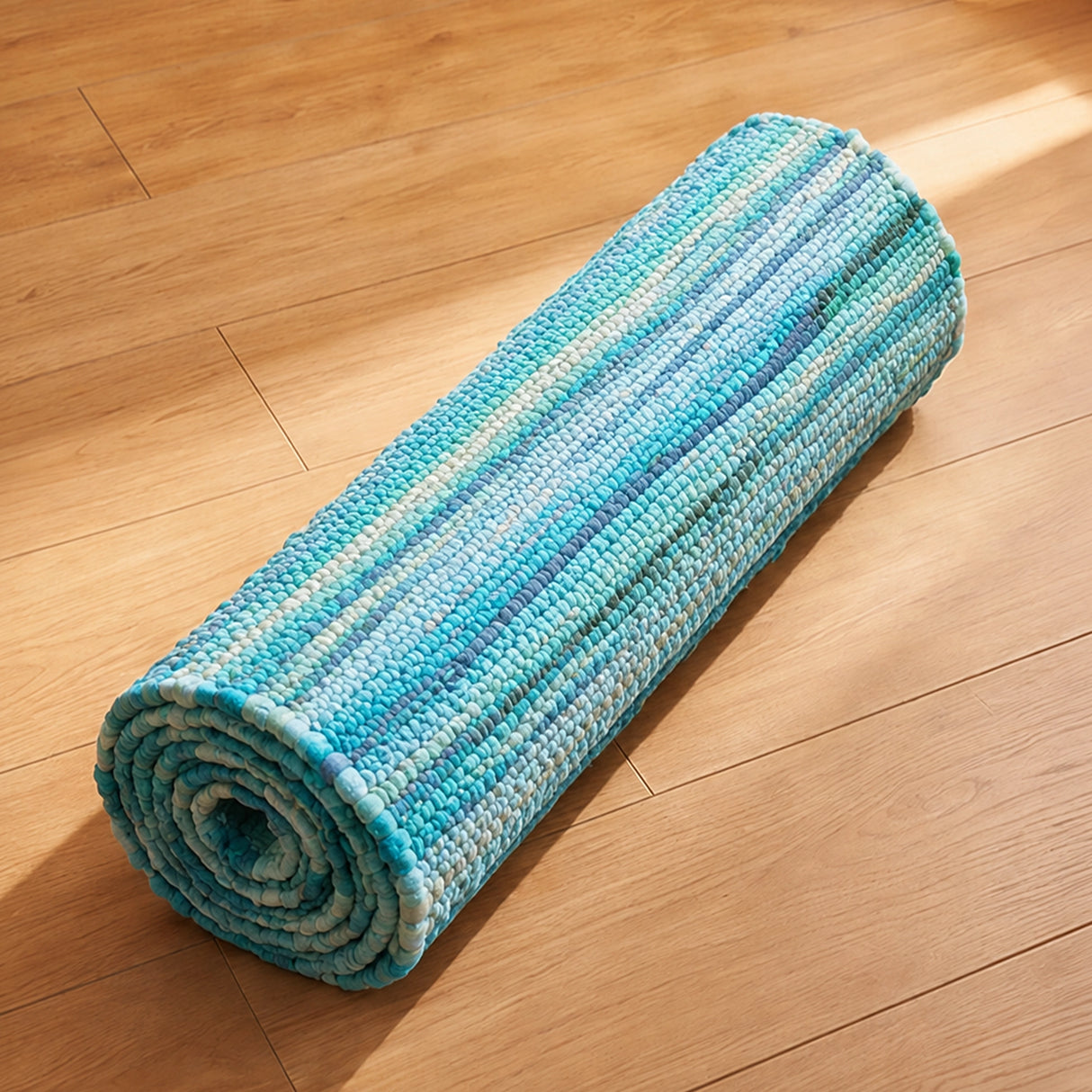 Earthology Harmony - Recycled Runner Rug (Turquoise)