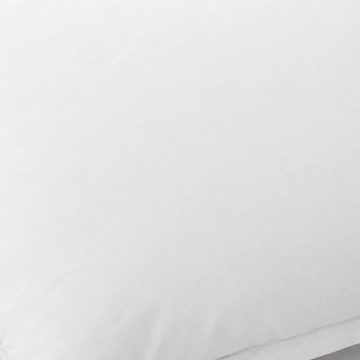 Fort Nightingale - Solid Pillow Cover (White) (Bedsheet Excluded)