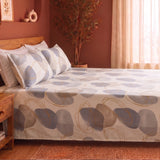 Imprimer Spheres of Serenity - Printed Bedsheet (Multicolor)