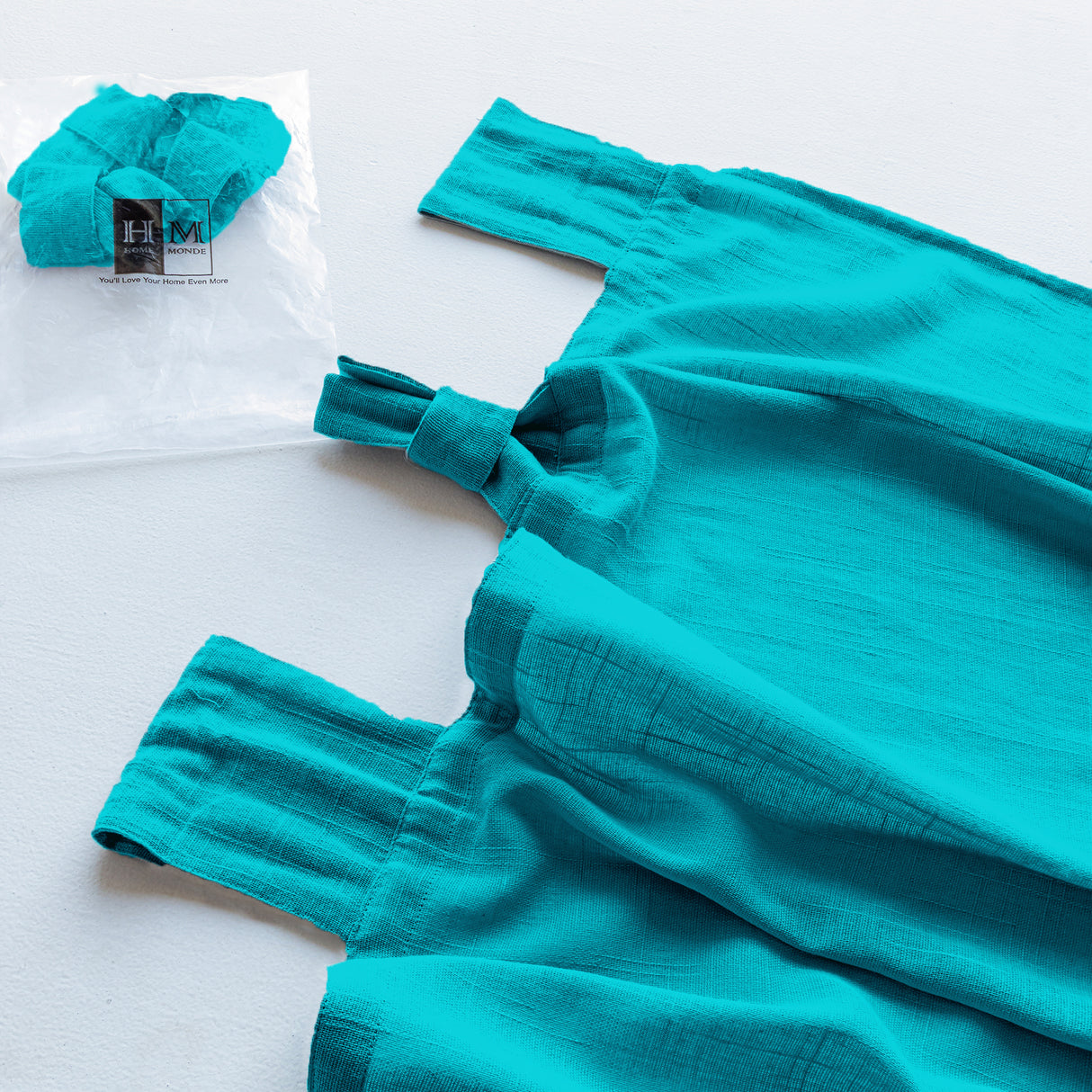 Fort Absolute - Twist Tab Top Sheer Curtain (Blue)