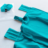 Fort Absolute - Twist Tab Top Sheer Curtain (Blue)