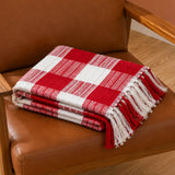 Breton Red Harlequin - Plaid Woven Throw