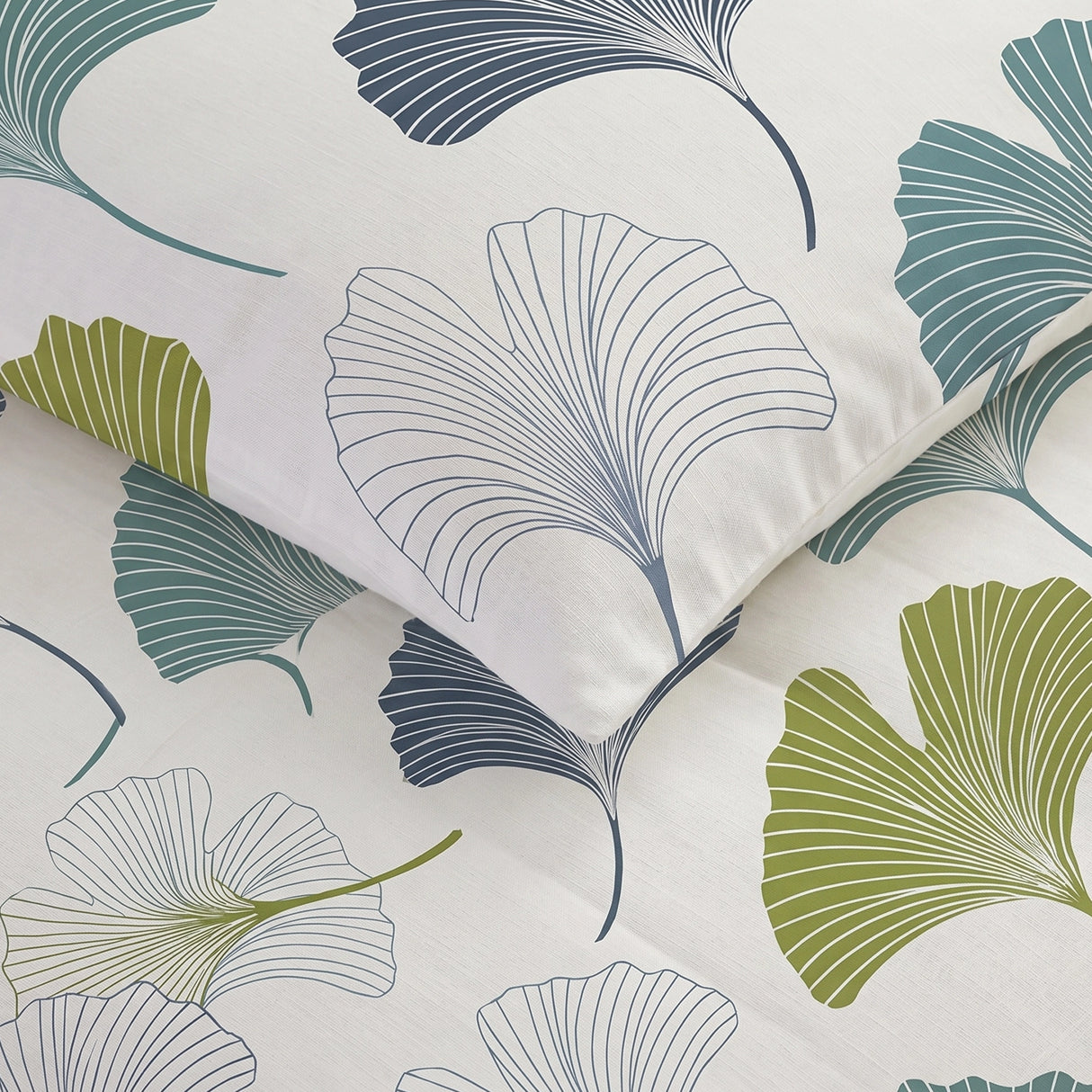Imprimer Ginkyo - Printed Duvet Cover (Blue & Green)