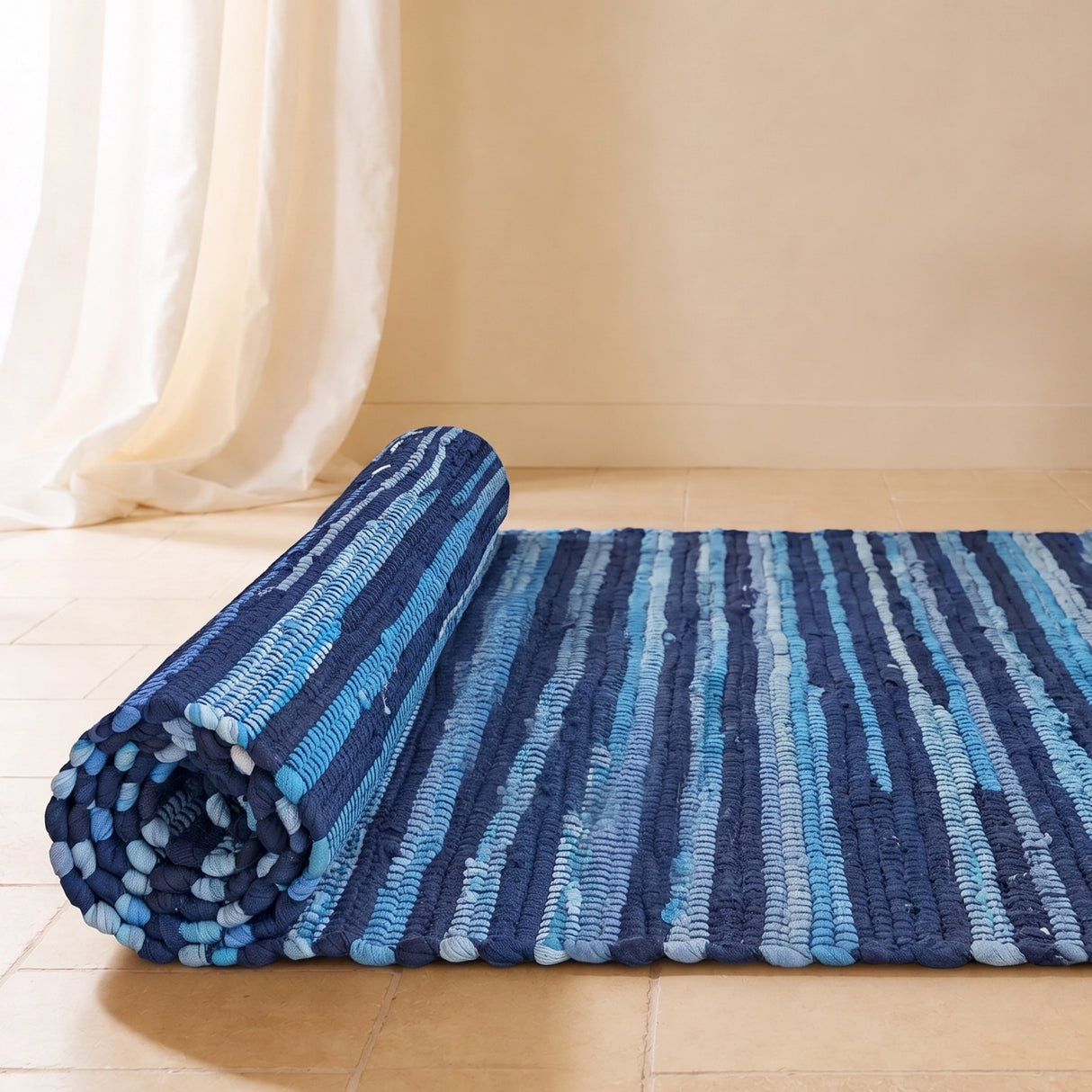 Earthology Harmony - Recycled Rug (Navy Blue)