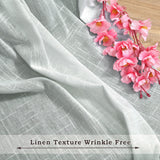 Fort Absolute - Silver Grey Loop Sheer Curtain