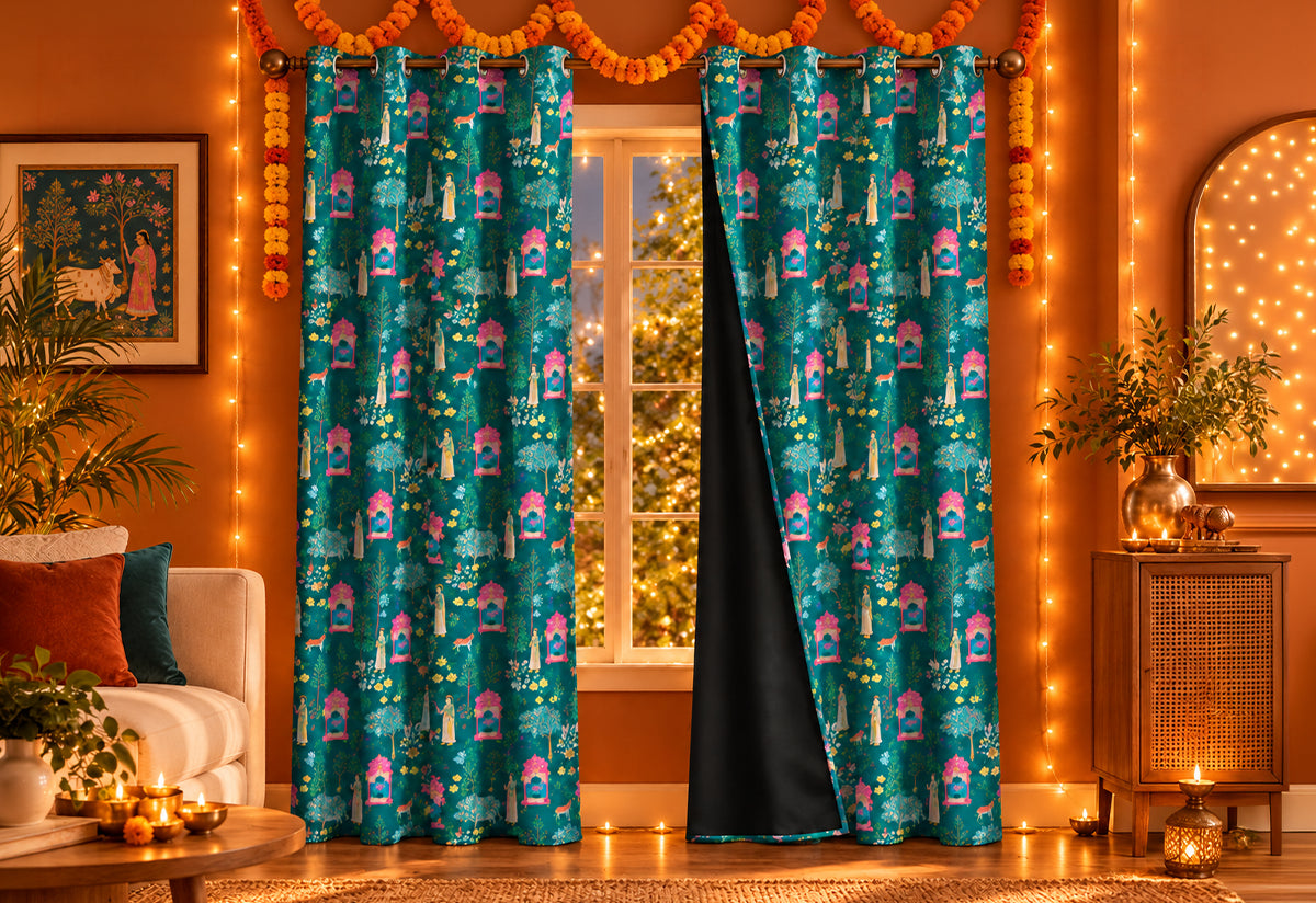 Digital Printed Blackout Curtain