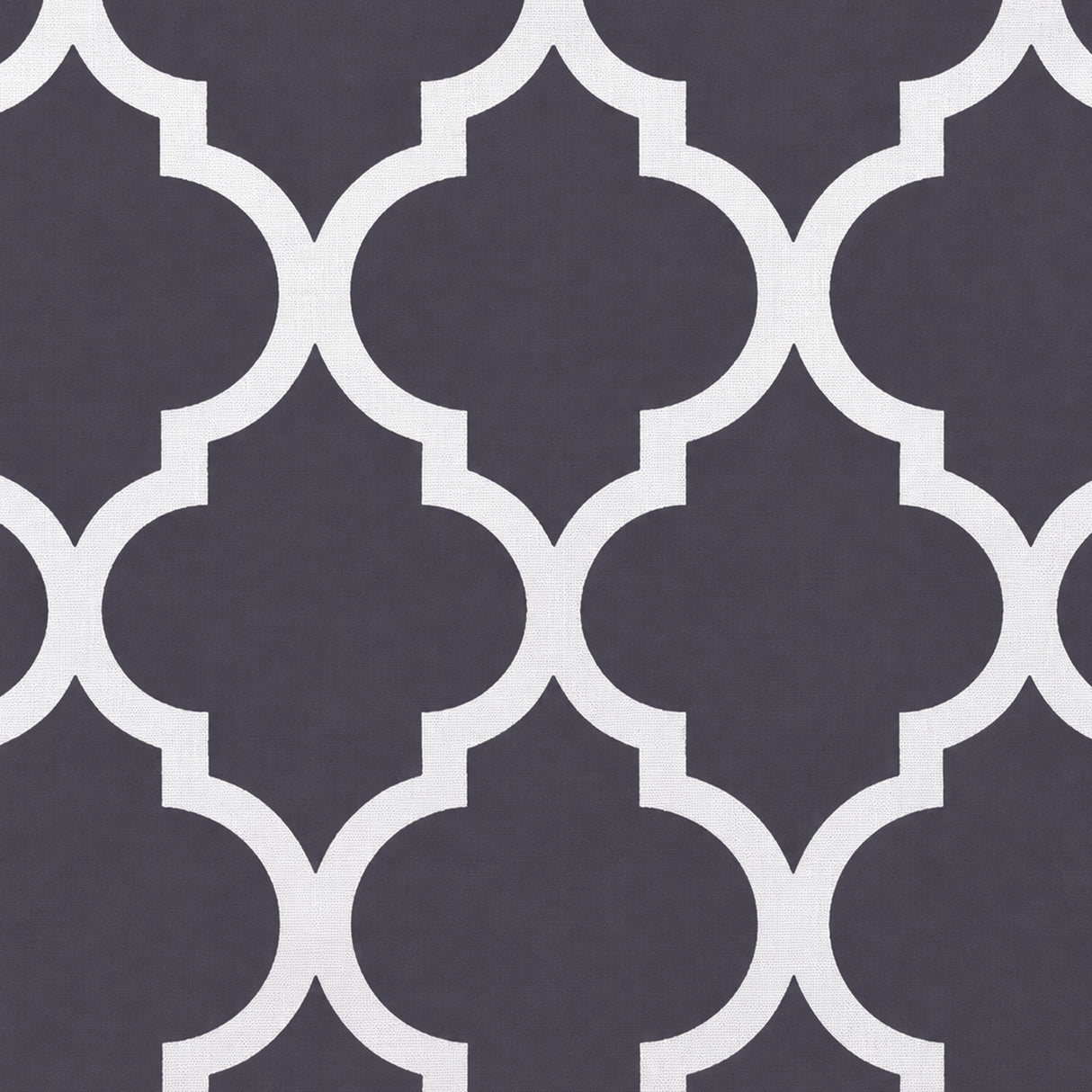 Imprimer Quatrefoil Printed Semi Blackout Curtain