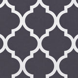 Imprimer Quatrefoil Printed Semi Blackout Curtain
