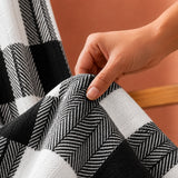 Breton Black Harlequin - Plaid Woven Throw