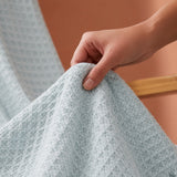 Ice Blue - Waffle Throw