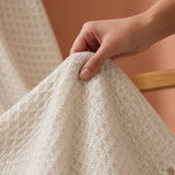 Ivory - Waffle Throw