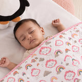 Baby Pink Cloudnine - Printed Baby Blanket