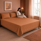 Fort Nightingale - Solid Bedsheet (Taupe)