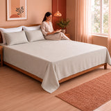 Fort Nightingale - Solid Bedsheet (Light Grey)