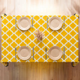 Imprimer Handpicked Quatrefoil - Table Cover (Yellow)