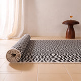 Tessitura Confetti - Diamond Cotton Rug (Grey & White)