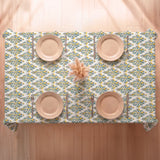 Imprimer Ikat - Printed Dining Table Cover (Yellow)