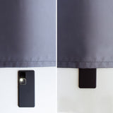 Blackout Ombre Curtain (Grey & Black)