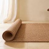 Tessitura Chromatic - Herringbone Cotton Rug (Tan & White)