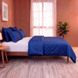 Fort Mellow - Solid Duvet Cover (Navy Blue)