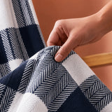 Breton Blue Harlequin - Plaid Woven Throw