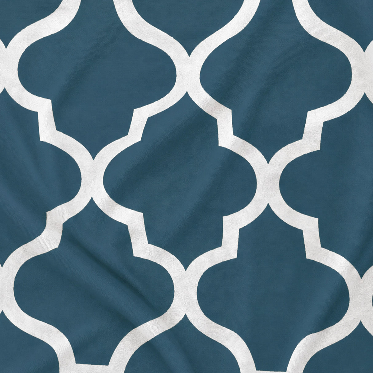 Imprimer Handpicked Soleil - Rod Pocket Printed Semi Blackout Curtain (Blue)
