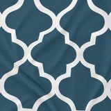 Imprimer Handpicked Soleil - Rod Pocket Printed Semi Blackout Curtain (Blue)