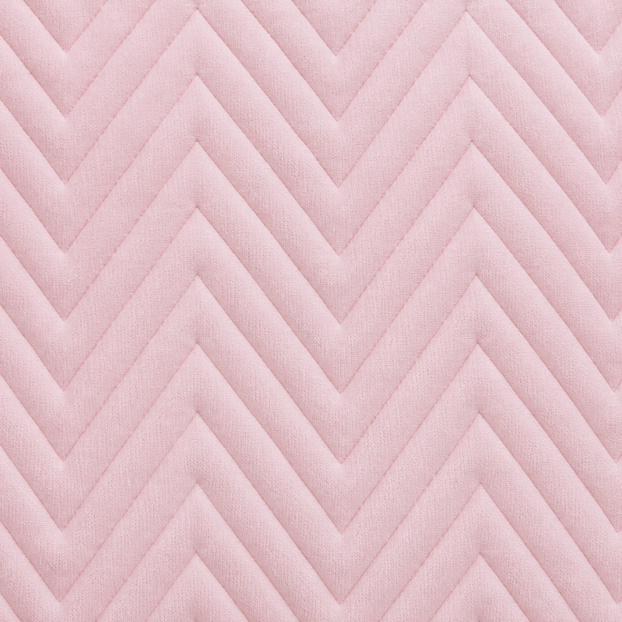 Fort Sawtooth - Quilted Velvet Cushion Cover (Baby Pink)