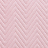 Fort Sawtooth - Quilted Velvet Cushion Cover (Baby Pink)