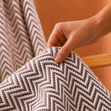Tessitura Brown Chevron - Throw