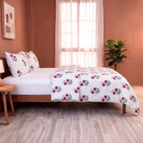 Imprimer Vignette - Rose Printed Duvet Cover (Red)