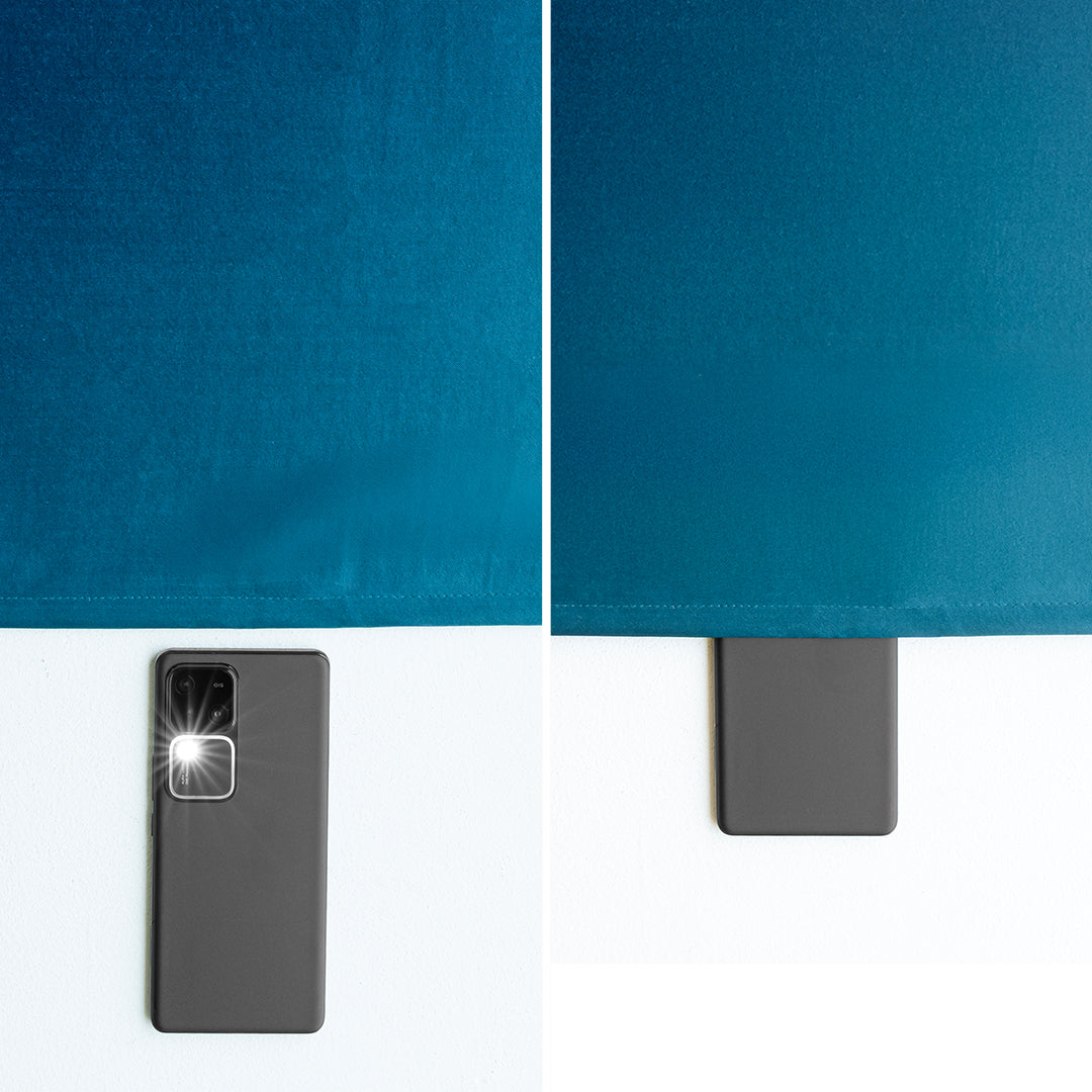 Blackout Ombre Curtain (Turquoise & Blue)