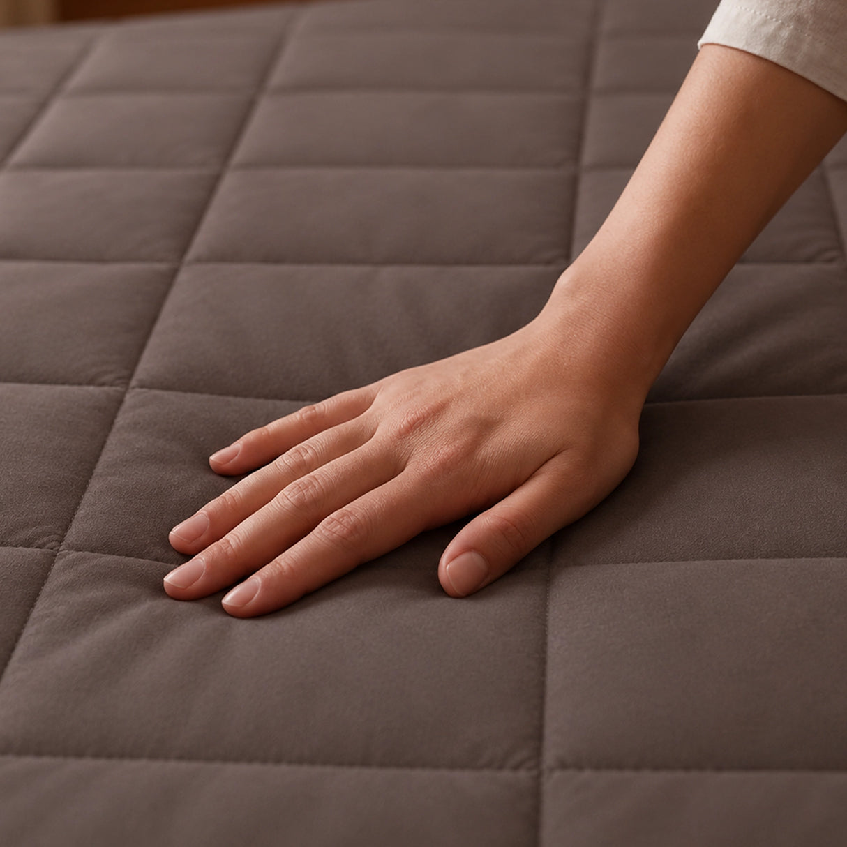 Ombre - Pure Shield Quilted Mattress Protector (Brown)