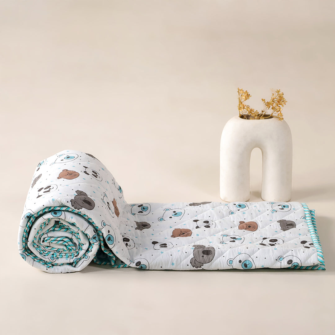 Baby Panda and Friends - Printed Baby Blanket