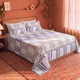 Imprimer Modern Maze - Printed Bedsheet (Multicolor)