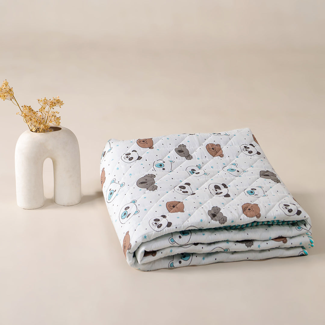 Baby Panda and Friends - Printed Baby Blanket