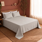 Fort Nightingale - Solid Bedsheet (Light Grey)