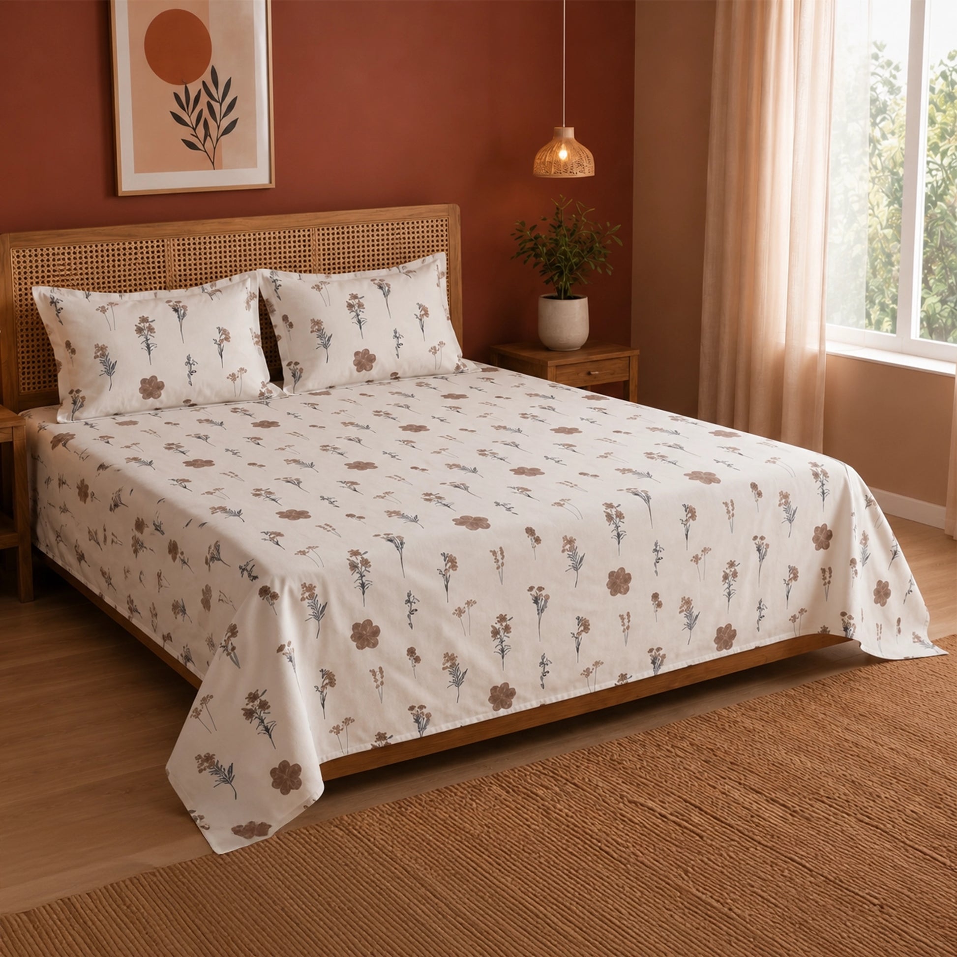 Prairie Charm - Floral Bedsheet