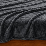 Fort Mellow - Wave Plush Blanket (Grey)