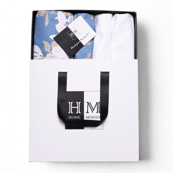 Premium Bedsheet & Cushion Covers Combo Set | Gift-Ready Box