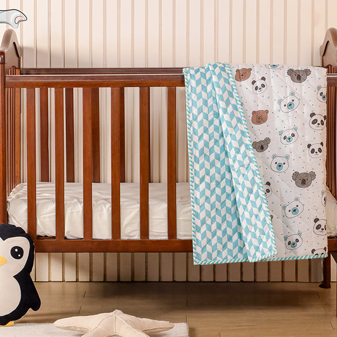 Baby Panda and Friends - Printed Baby Blanket