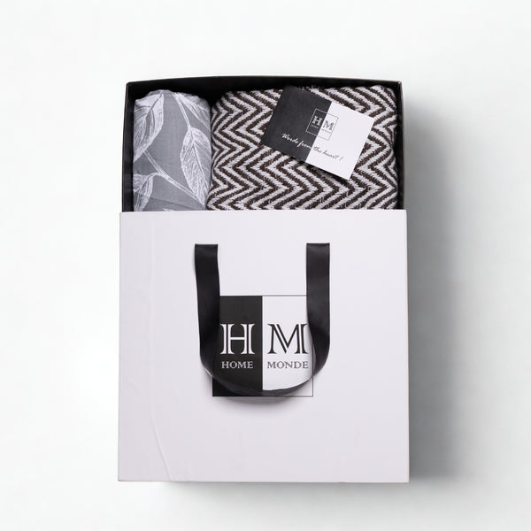 Premium Bedsheet & Throw Combo Set | Gift-Ready Box