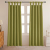 Fort Essential - Rod pocket Solid Blackout Curtain (Avocado Green)