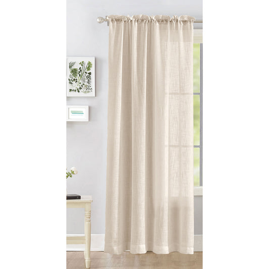 Fort Absolute - Rod Pocket Beige Sheer Curtaincurtain