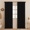 Fort Essential - Back Tab Blackout Curtain (Black)