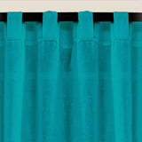Fort Absolute - Back Tab Solid Sheer Curtain (Blue)