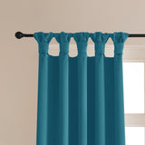 Fort Essential - Twist Tap Top Solid Blackout Curtain (Blue)