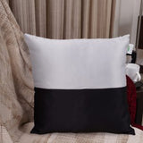 Double Color Pattern Cushion Cover (Black & White)